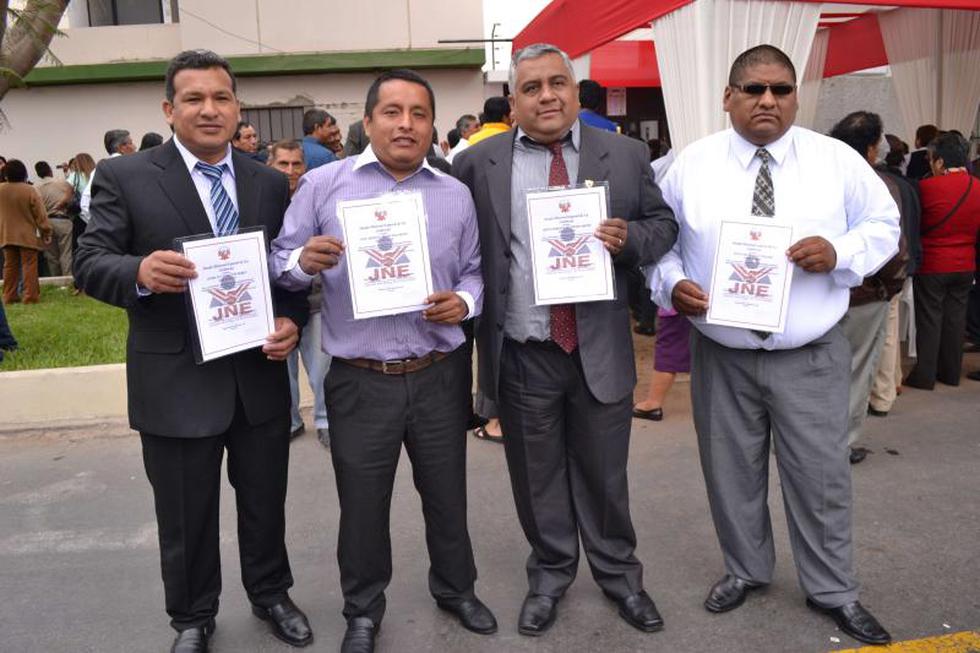 JEE Ica entrega credenciales a las nuevas autoridades electas de Ica, Palpa y Nasca