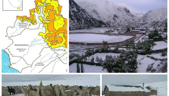 Senamhi alerta que nevadas durarán tres días en Moquegua