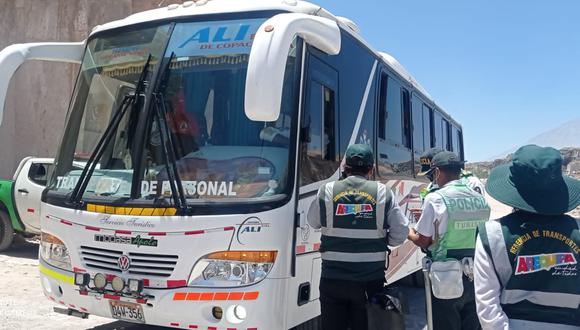 Empresas de transporte no tenían permiso para servicio turístico en las Rutas del  sillar| FOTO: Municipalidad de Arequipa