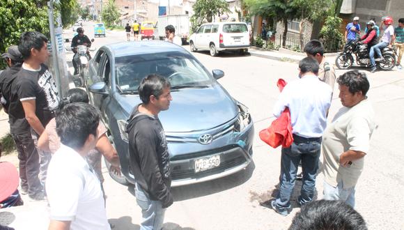 Racha de accidentes de tránsito en Huamanga