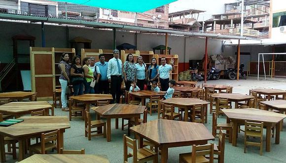Tumbes: La Dret entrega mobiliario a 6 instituciones educativas de inicial