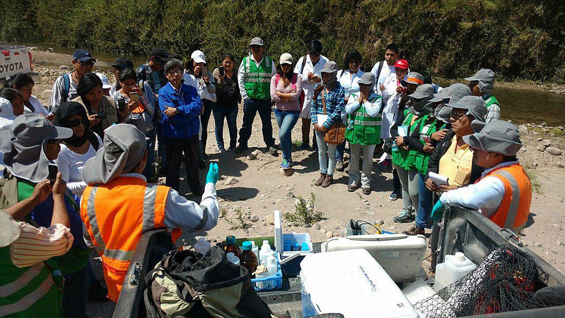 Culmina cuarto monitoreo ambiental participativo a Quellaveco