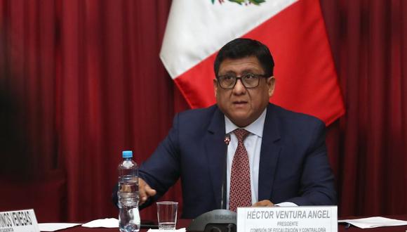 Héctor Ventura es titular de la Comisión de Fiscalización. (Foto: Congreso)