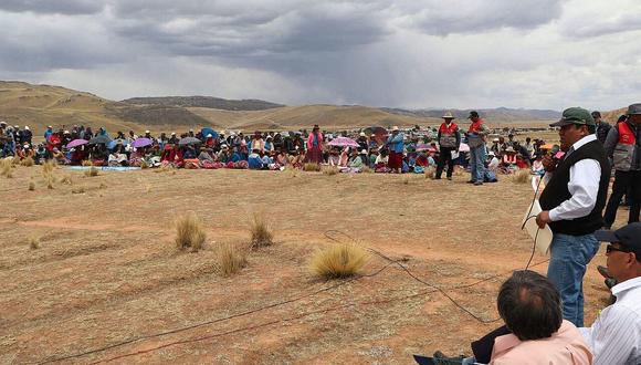 Congresistas por Puno también se oponen a proyecto minero en Nuñoa 