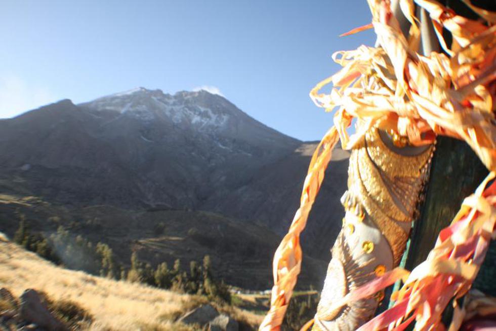 Imágenes del volcán Ubinas