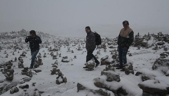 ​Nevadas en zonas altas de Arequipa desde este viernes