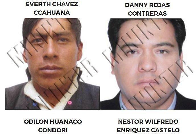 Alcalde apurimeño y tres exfuncionarios entre los más buscados del país