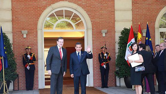 Ollanta ​Humala se reunirá este viernes con rey Felipe y Mariano Rajoy