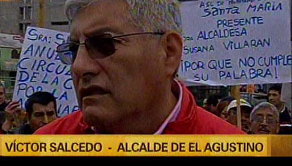 Vecinos de El Agustino exigen a Villarán reubicación de paradero informal