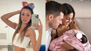Luciana Fuster conoció a la sobrinita recién nacida de Patricio Parodi (VIDEO)