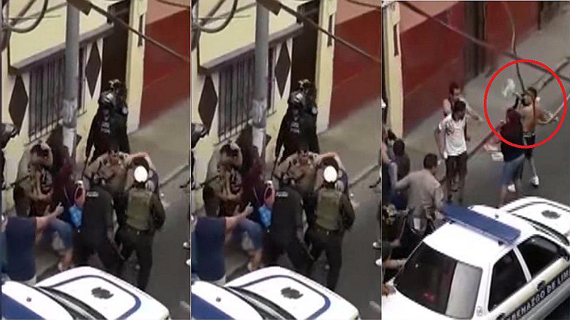 Barrios Altos: vecinos se enfrentan a la PNP por defender a presunto delincuente (VIDEO)
