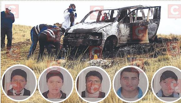 Víctimas quemadas en Jauja tenían antecedentes por presunto hurto de ganado (FOTOS)