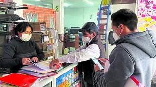 Supervisan 20 imprentas y clausuran locales que invadían la vía pública en Huancayo