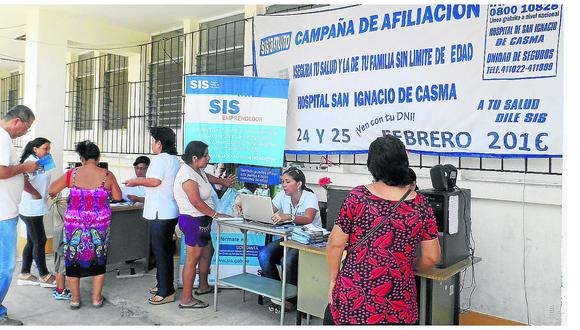 Chimbote: Presunta falsificación de firmas en trámites de afiliación al SIS
