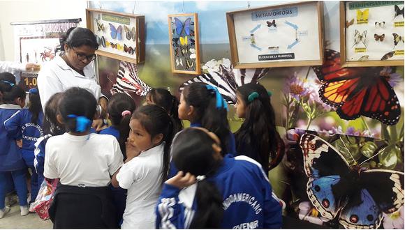 El Porvenir: Escolares visitan museo itinerante de Antrópodos en I. E. El Indoamericano