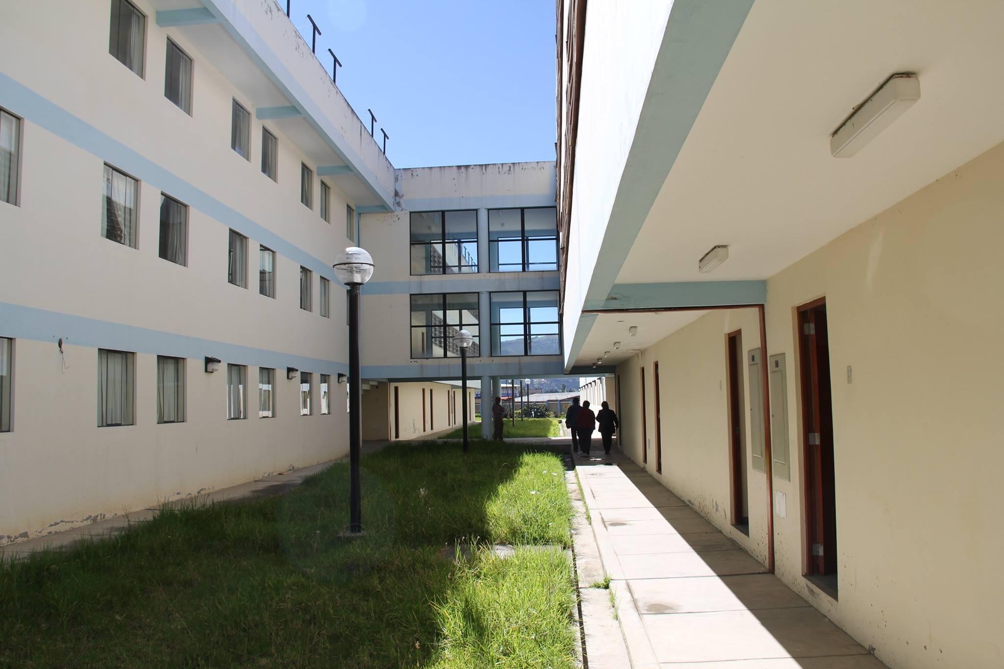 Cajamarca. En una torre de la residencia de la Universidad Nacional de Cajamarca se atenderá a pacientes de COVID-19. (Facebook de la UNC)