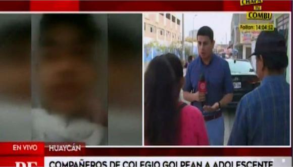 Menor fue golpeado por sus compañeros hasta dejarlo hospitalizado, en Huaycán (VIDEO)