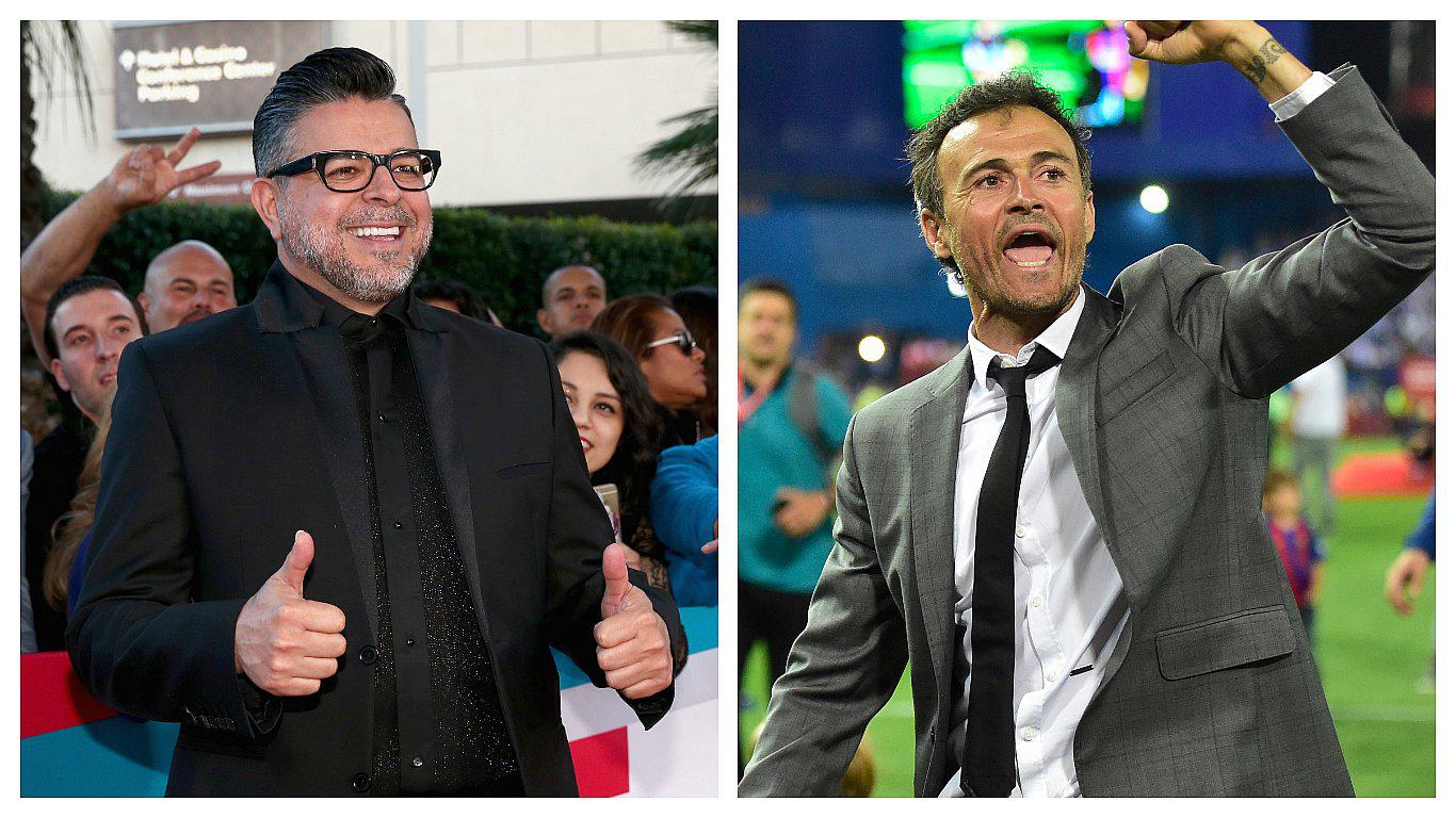 ​Hinchas confunden a salsero Luis Enrique con el técnico de la selección española (FOTO)