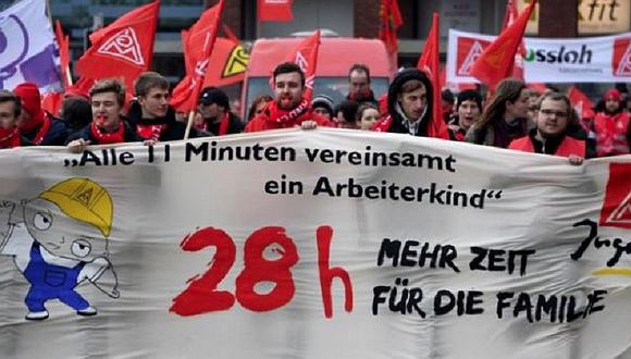 Alemania: Empleados ganan derecho a trabajar 28 horas a la semana 