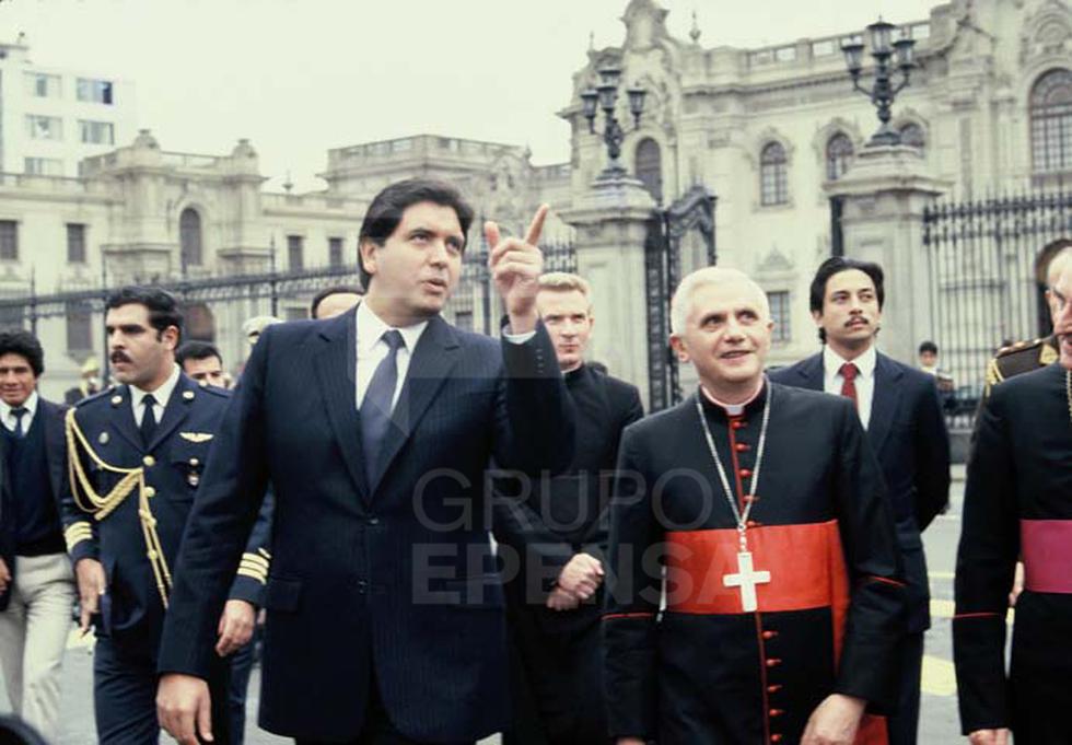 1986: Benedicto XVI y Alan García juntos en Palacio de Gobierno (FOTOS)