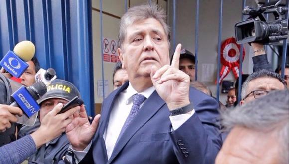 Alan García responde a acusación de presunto liderazgo de organización criminal