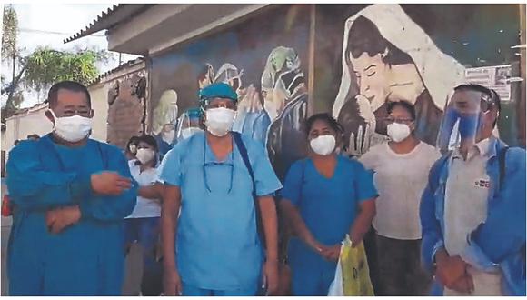 Tumbes: Realizan plantón en el hospital regional