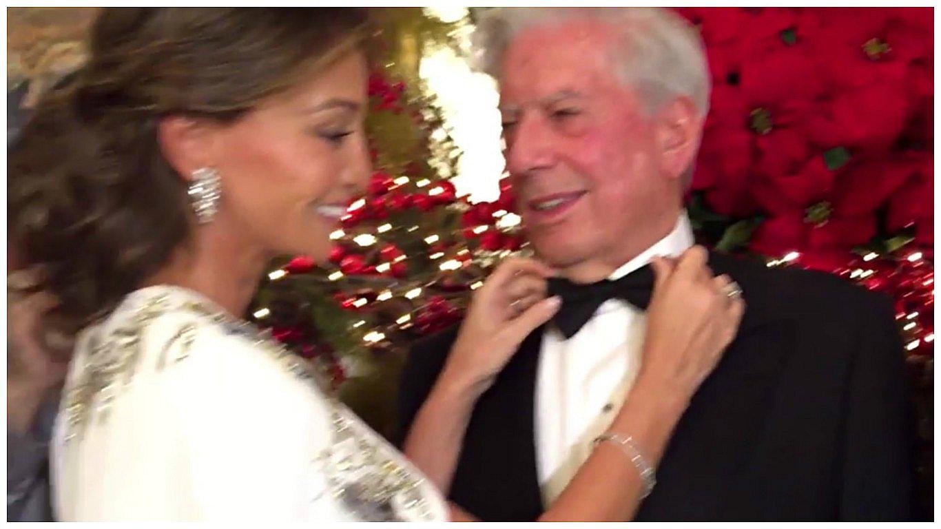 Mario Vargas Llosa e Isabel Preysler juntos en Mannequin Challenge navideño (VIDEO)