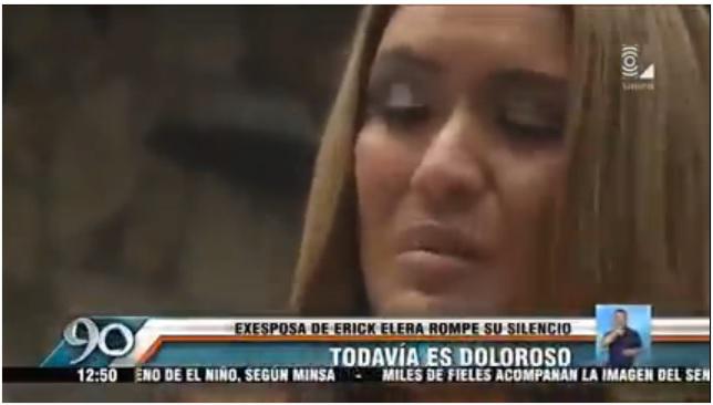 Ex de Erick Elera llora al contar la terrible verdad sobre su separación con el actor (VIDEO)