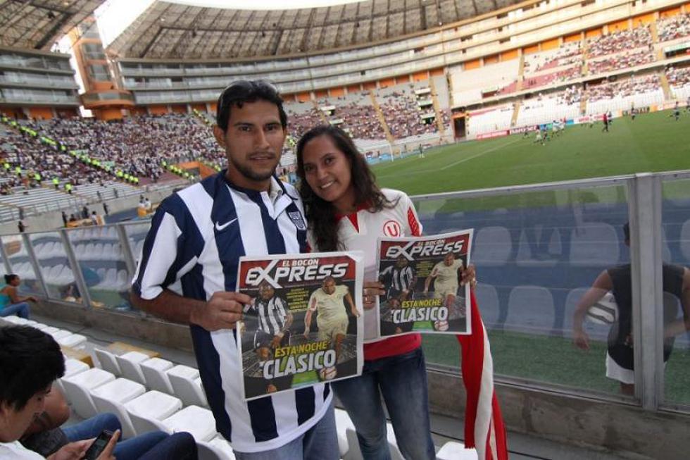 La previa al Clásico: Hinchas se deleitaron con 'El Bocón Express'
