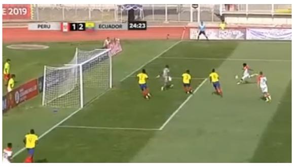 ​Perú vs Ecuador: así fue el gol de Oslimg Mora a 'La Tri' en el Sudamericano Sub 20 (VIDEO)