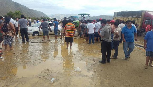 Huarmey: Se restringe tránsito en los peajes Fortaleza y Culebras por desborde de ríos y lluvias