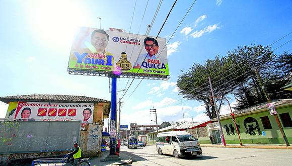 ​Propaganda electoral causa cortes de luz y daña inmuebles en Huancayo 