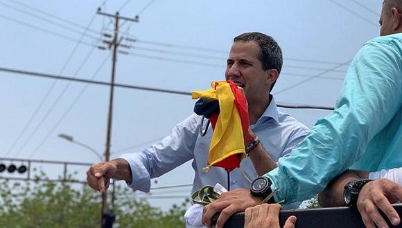 Colectivos armados retuvieron caravana de Juan Guaidó en Venezuela