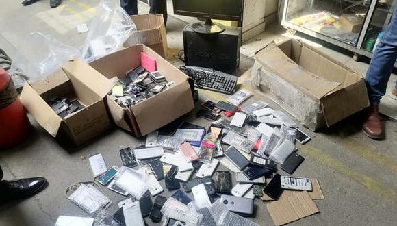 Más de 24.000 celulares robados recuperó la Policía Nacional tras operativos en conocidos 'points'. en lo que va del año. (Foto: Mininter)