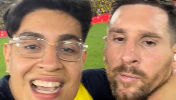 Hincha ecuatoriano buscó a Lionel Messi tras el Ecuador vs. Argentina. (Captura: Instagram)
