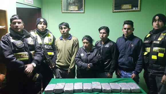 Detienen a ayacuchanos por transportar droga en vía Juliaca-Cusco 