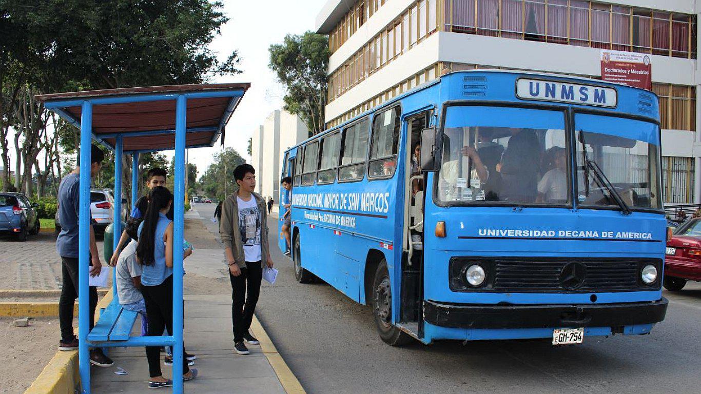 Estudiante crea aplicación para ubicar buses dentro de San Marcos (FOTOS)