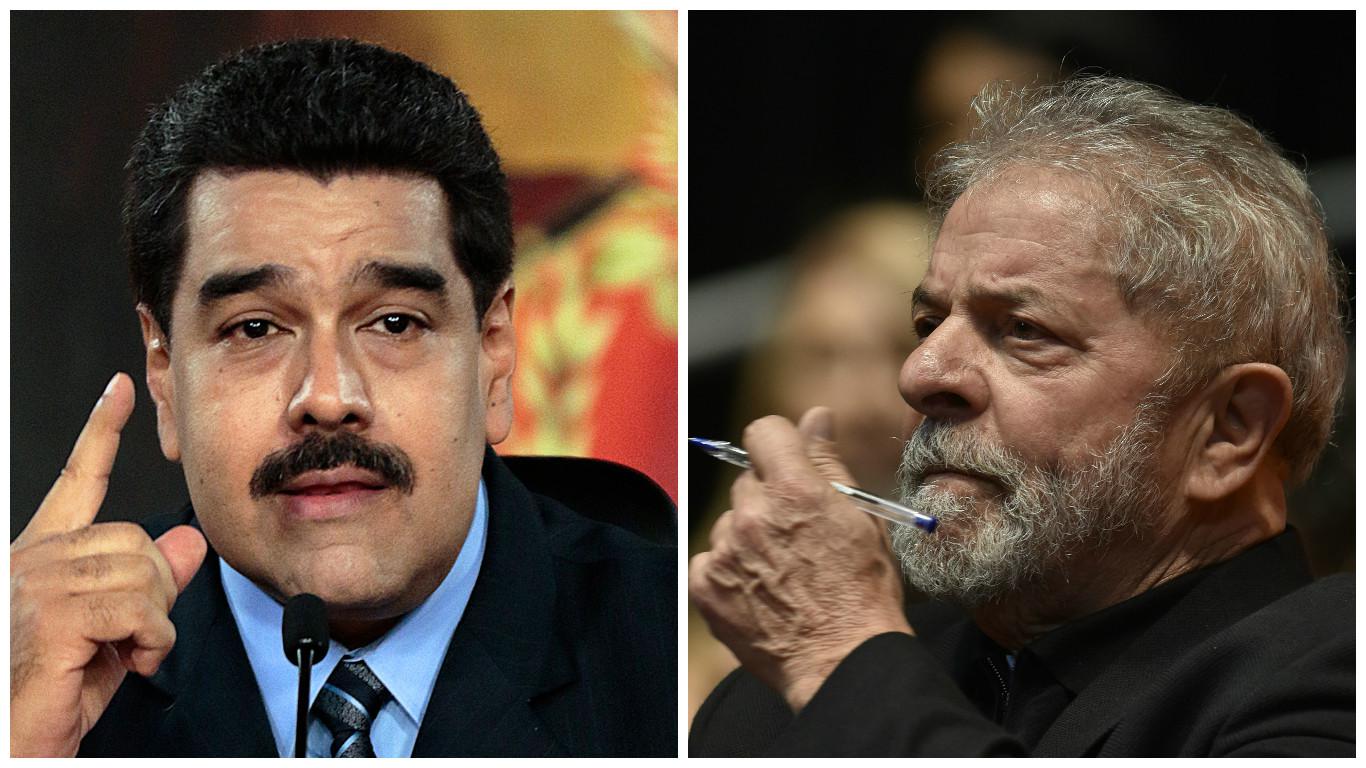 Nicolás Maduro se solidariza con Lula da Silva por "ataque miserable"