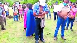 Pobladores  azotan a autoridades por incumplimiento  de promesas del alcalde de Satipo (VIDEO)