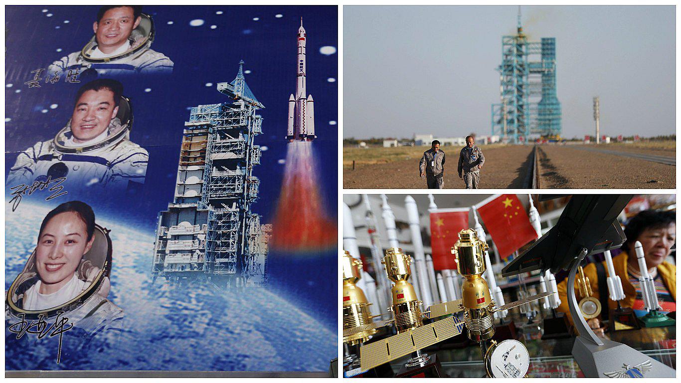 China presenta a sus astronautas de sexta misión espacial tripulada