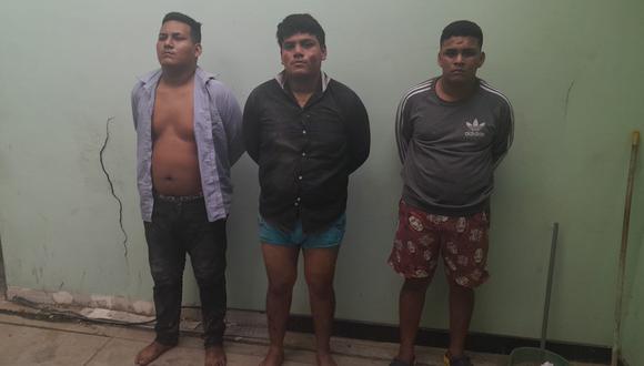 Víctor Manuel Castro Alemán, Isaac Manuel Ramírez Aponte y Víctor Alejandro Barba Barba fueron llevados en calidad de detenidos a la comisaría
