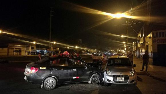 Chimbote: Choque entre dos vehículos deja tres heridos 