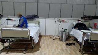 Áncash: primeros pacientes con COVID-19 son atendidos en hospital temporal de Huaraz