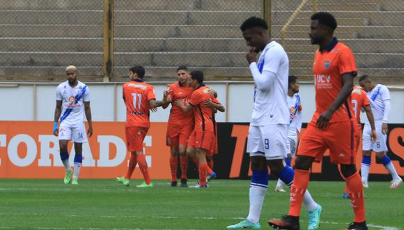 El uruguayo Santiago Silva marcó un tanto y participó en la jugada donde José Guidino cometió autogol. Los trujillanos suman 7 puntos en el torneo local . (Fotos: Liga de Fútbol Profesional)