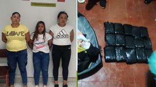 Tumbes: Detienen a tres mujeres que llevaban 16 kilos de droga en una maleta (VIDEO)