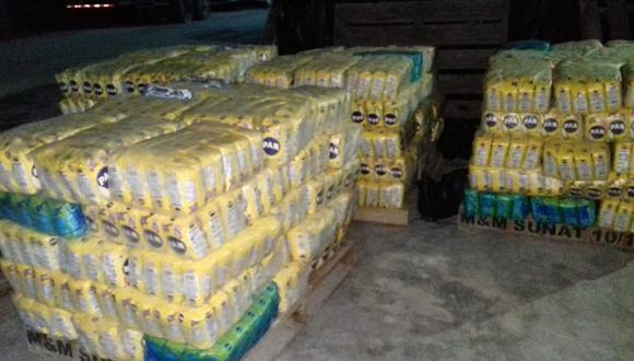 Decomisan más de 3 mil sacos de harina procedente de Colombia