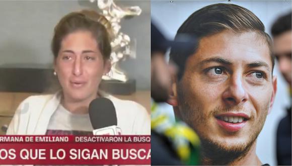 Hermana de Emiliano Sala pide entre lágrimas que autoridades británicas no cesen la búsqueda (VIDEO)