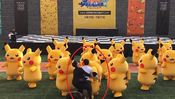 Pokémon: Agentes de seguridad 'atacaron' a Pikachú en Corea del Sur (VIDEO)