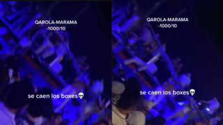 Cancelan presentación de Marama por colapso de boxes en discoteca (VIDEO)