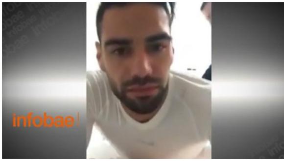Radamel Falcao causa furor en Instagram por este detalle en sesión de masajes (VIDEO)